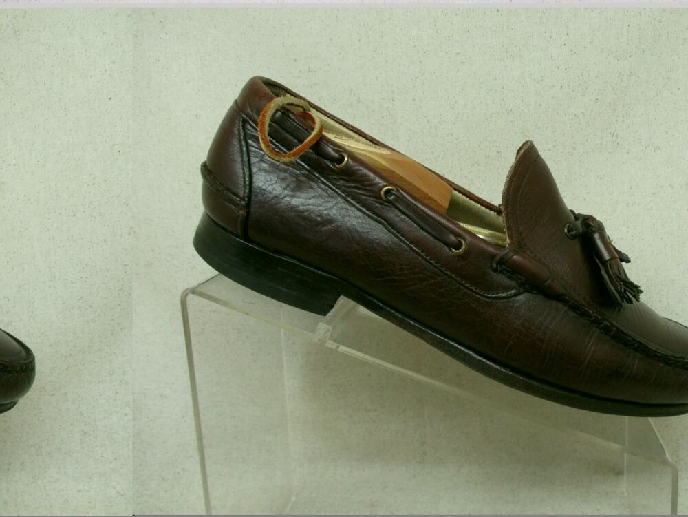 Aristocraft Brown Leather Tassel Loafers Dress Shoes Boots Mens Size 9.5 C